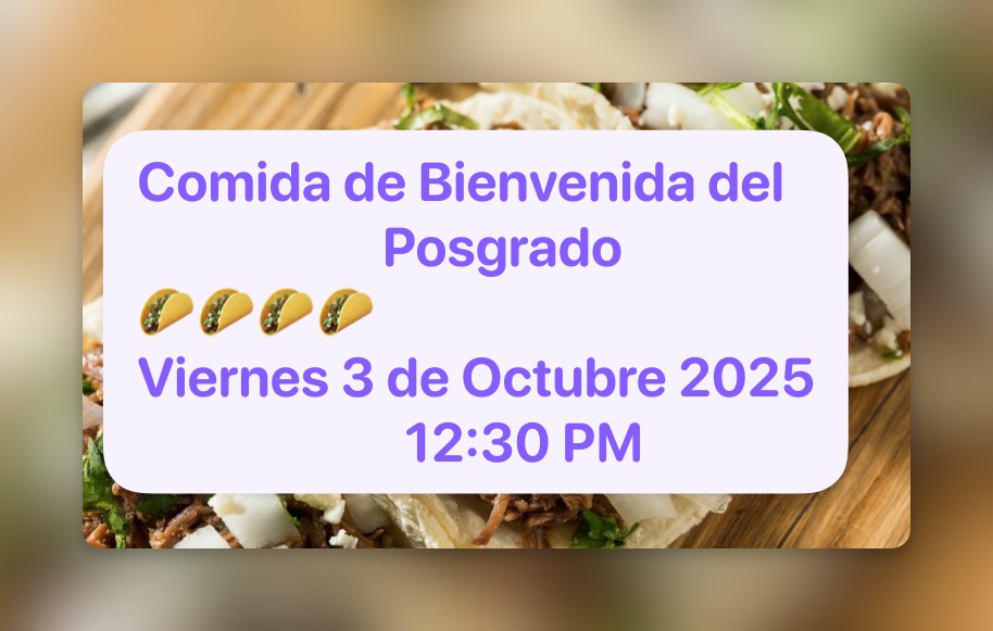 Bienvenida 2025